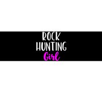 Rock Hunting Girl Women Hunter Collector Geologist Bumper Sticker