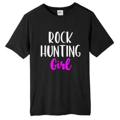 Rock Hunting Girl Women Hunter Collector Geologist Tall Fusion ChromaSoft Performance T-Shirt