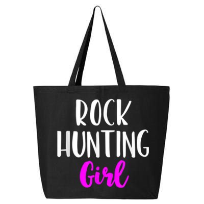 Rock Hunting Girl Women Hunter Collector Geologist 25L Jumbo Tote