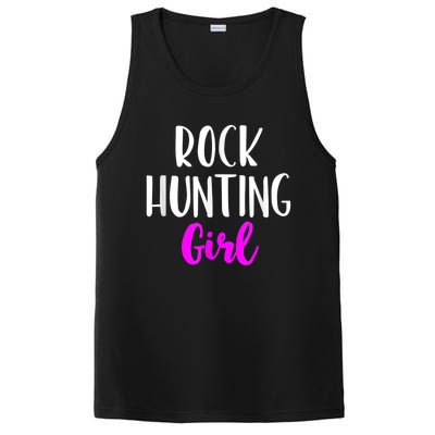 Rock Hunting Girl Women Hunter Collector Geologist PosiCharge Competitor Tank