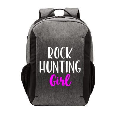 Rock Hunting Girl Women Hunter Collector Geologist Vector Backpack