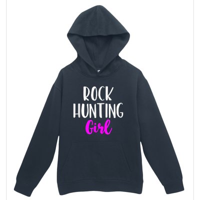 Rock Hunting Girl Women Hunter Collector Geologist Urban Pullover Hoodie