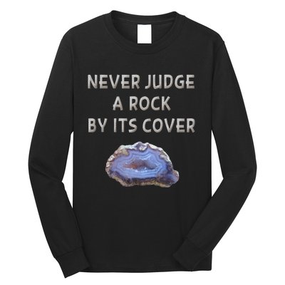 Rock Hound Geode Geology For Rock Collector Long Sleeve Shirt