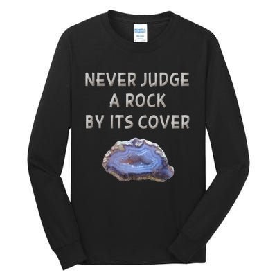 Rock Hound Geode Geology For Rock Collector Tall Long Sleeve T-Shirt