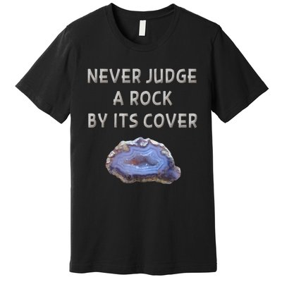 Rock Hound Geode Geology For Rock Collector Premium T-Shirt