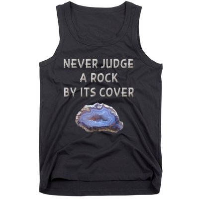 Rock Hound Geode Geology For Rock Collector Tank Top