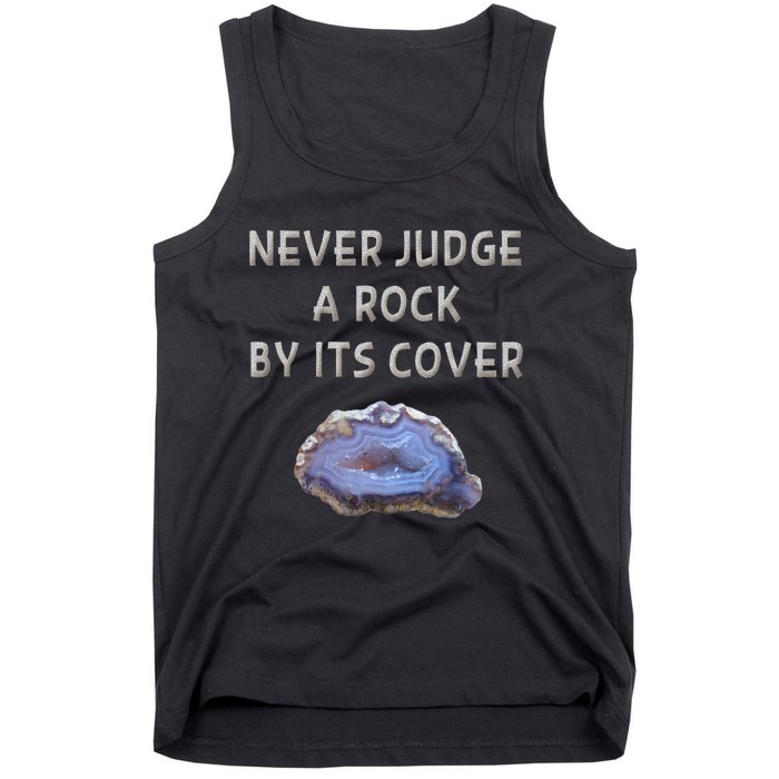 Rock Hound Geode Geology For Rock Collector Tank Top