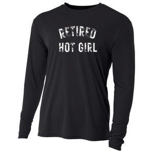 Retired Hot Girl Cooling Performance Long Sleeve Crew