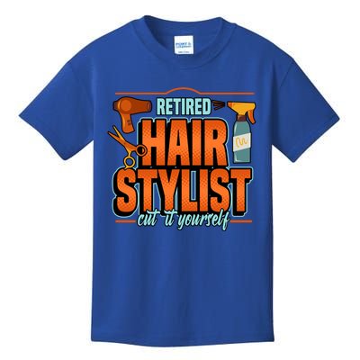 Retired Hairstylist Gift Kids T-Shirt