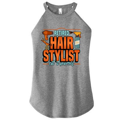 Retired Hairstylist Gift Women’s Perfect Tri Rocker Tank