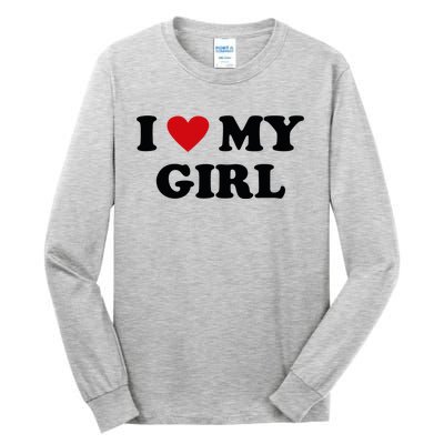 Red Heart Gift I Love My Gift Tall Long Sleeve T-Shirt