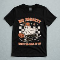 Retro Halloween Ghost No Diggity Bout To Bag It Up T-Shirt
