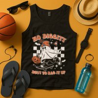 Retro Halloween Ghost No Diggity Bout To Bag It Up Tank Top