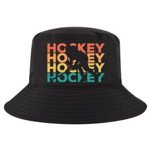 Retro Hockey Gift For Hockey Players Cute Gift Cool Comfort Performance Bucket Hat