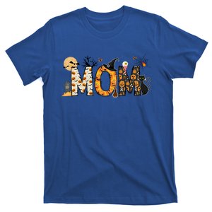 Retro Halloween Ghost Spooky Mom Mama Halloween Costume Gift T-Shirt