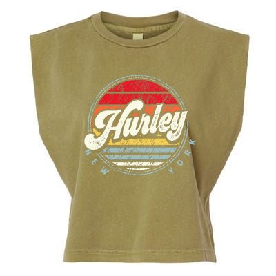 Retro Hurley Home State Cool 70s Style Sunset Garment-Dyed Women's Muscle Tee