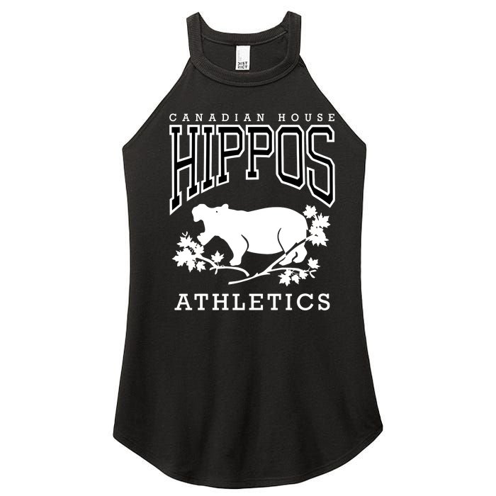 Retrontario House Hippos Women’s Perfect Tri Rocker Tank