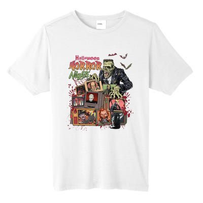 Retro Halloween Horror Night All Characters Tall Fusion ChromaSoft Performance T-Shirt