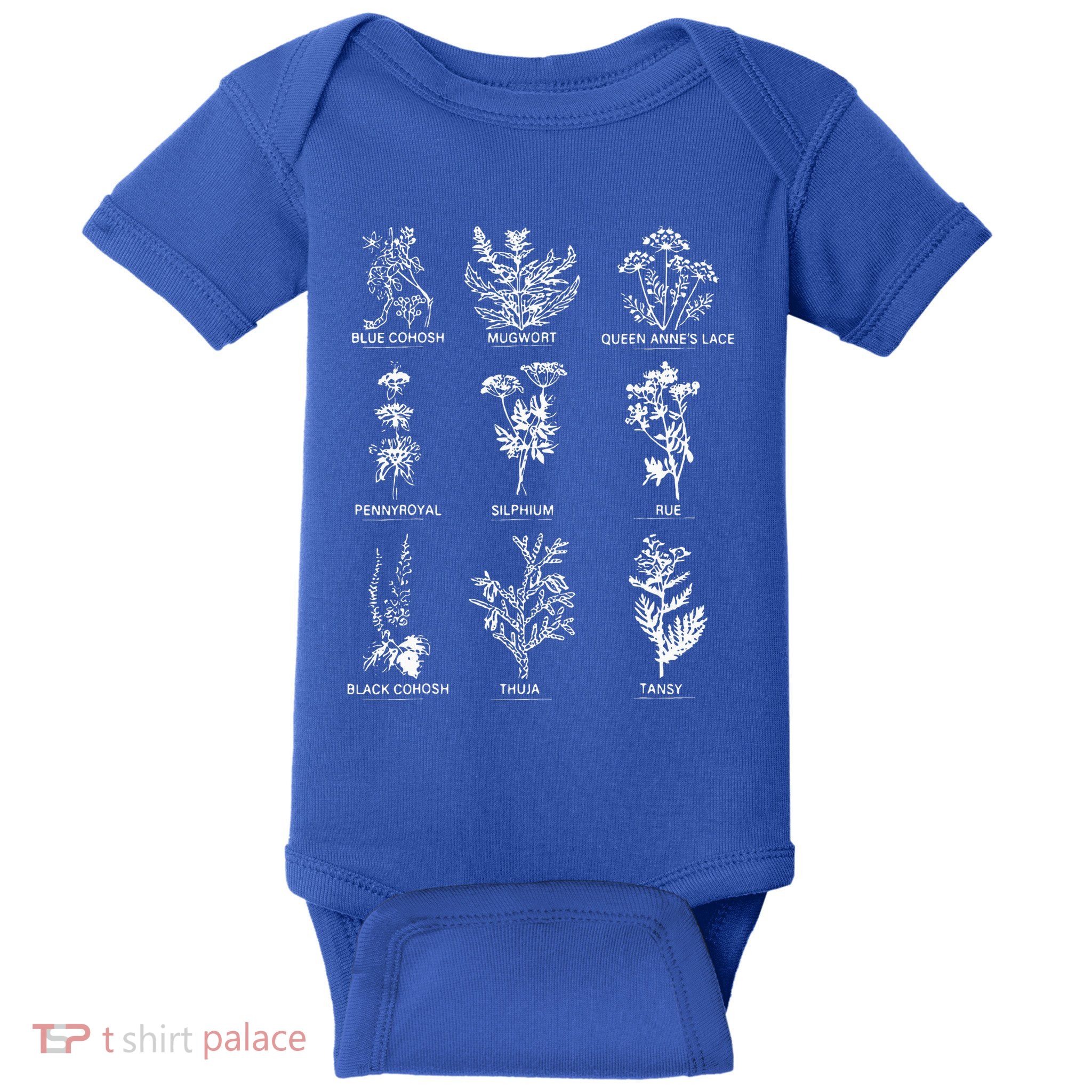 Reproductive Health Herbs Plant Lover Herbalist Baby Bodysuit