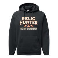 Relic Hunter HistoryS Whisperer Metal Detecting Performance Fleece Hoodie