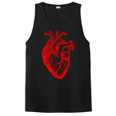 Red Hu Heart Anatomical Med Student Valentines Day Gift PosiCharge Competitor Tank