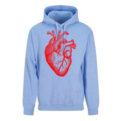 Red Hu Heart Anatomical Med Student Valentines Day Gift Unisex Surf Hoodie