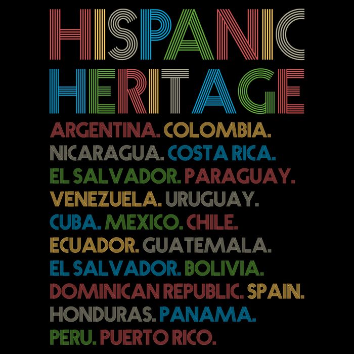 Retro Hispanic Heritage Month Countries Mug