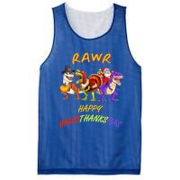 Rawr Happy Hallothanksmas Halloween Thanksgiving Christmas Gift Mesh Reversible Basketball Jersey Tank