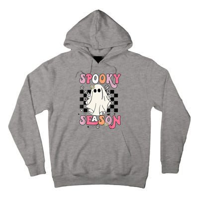 Retro Hippie Halloween Cute Ghost Spooky Season Funny Gifts Tall Hoodie