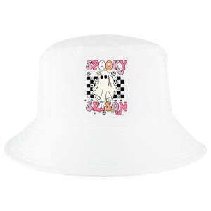 Retro Hippie Halloween Cute Ghost Spooky Season Funny Gifts Cool Comfort Performance Bucket Hat