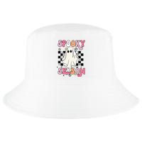 Retro Hippie Halloween Cute Ghost Spooky Season Funny Gifts Cool Comfort Performance Bucket Hat