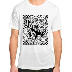 Retro Hairstylist Hair Stylist Gift Idea Trending Hairdresser Funny Adult ChromaSoft Performance T-Shirt