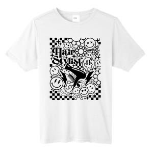 Retro Hairstylist Hair Stylist Gift Idea Trending Hairdresser Funny Tall Fusion ChromaSoft Performance T-Shirt