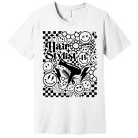 Retro Hairstylist Hair Stylist Gift Idea Trending Hairdresser Funny Premium T-Shirt