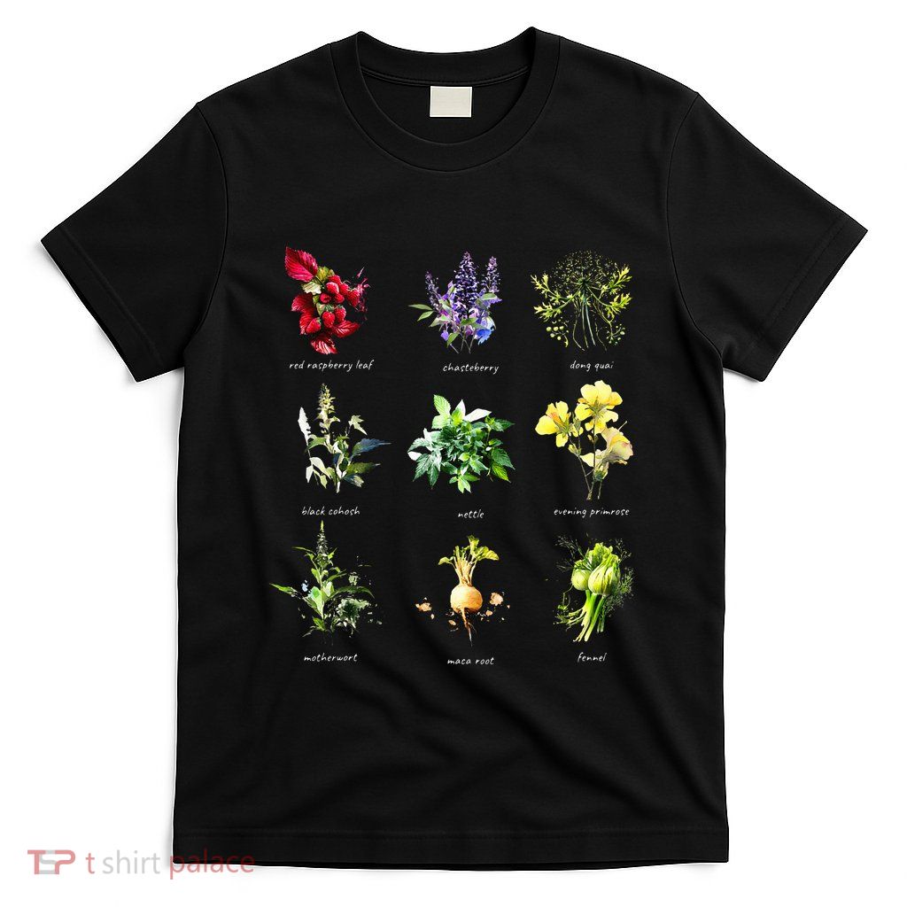 Reproductive Health Herbs Herbalist Plant Lover T-Shirt