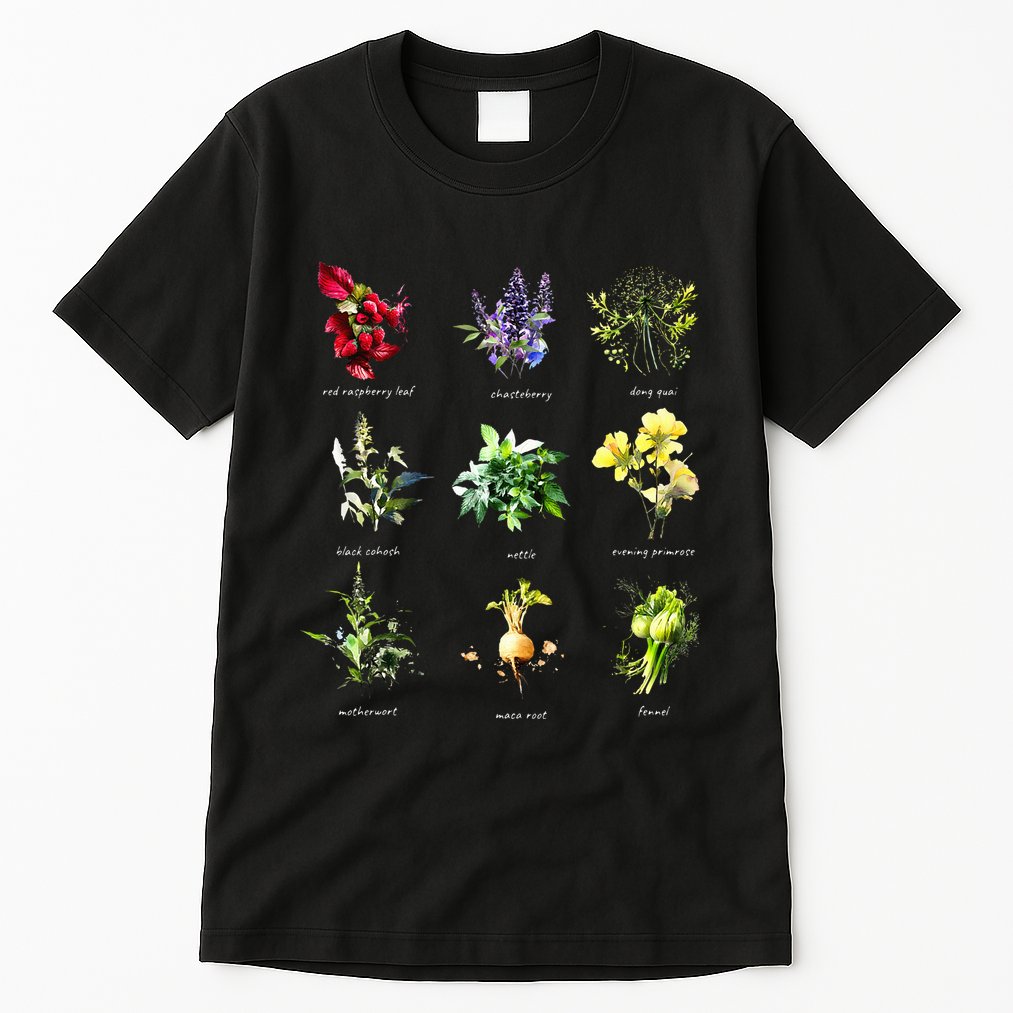 Reproductive Health Herbs Herbalist Plant Lover Tall T-Shirt