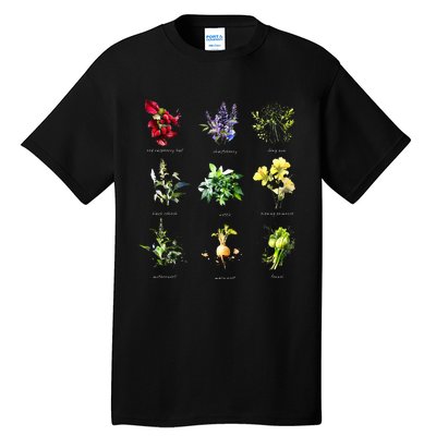 Reproductive Health Herbs Herbalist Plant Lover Tall T-Shirt