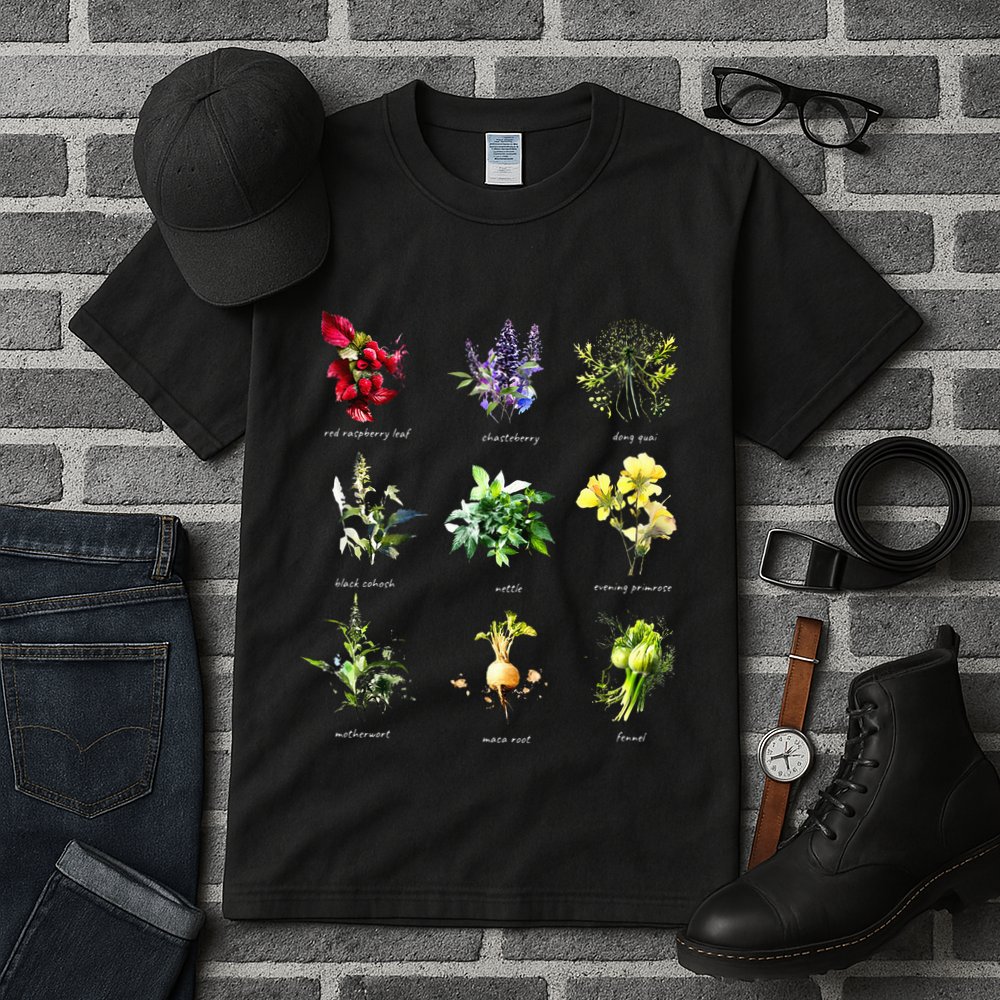 Reproductive Health Herbs Herbalist Plant Lover Tall T-Shirt