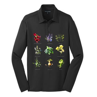 Reproductive Health Herbs Herbalist Plant Lover Silk Touch Performance Long Sleeve Polo