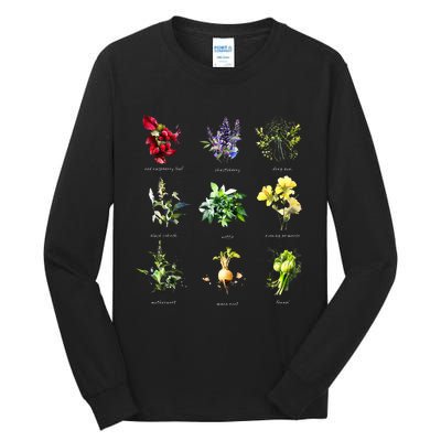 Reproductive Health Herbs Herbalist Plant Lover Tall Long Sleeve T-Shirt