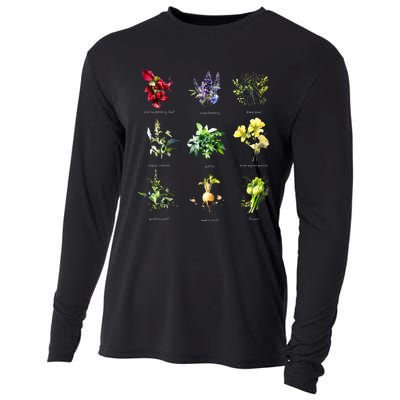 Reproductive Health Herbs Herbalist Plant Lover Cooling Performance Long Sleeve Crew