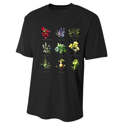 Reproductive Health Herbs Herbalist Plant Lover Performance Sprint T-Shirt