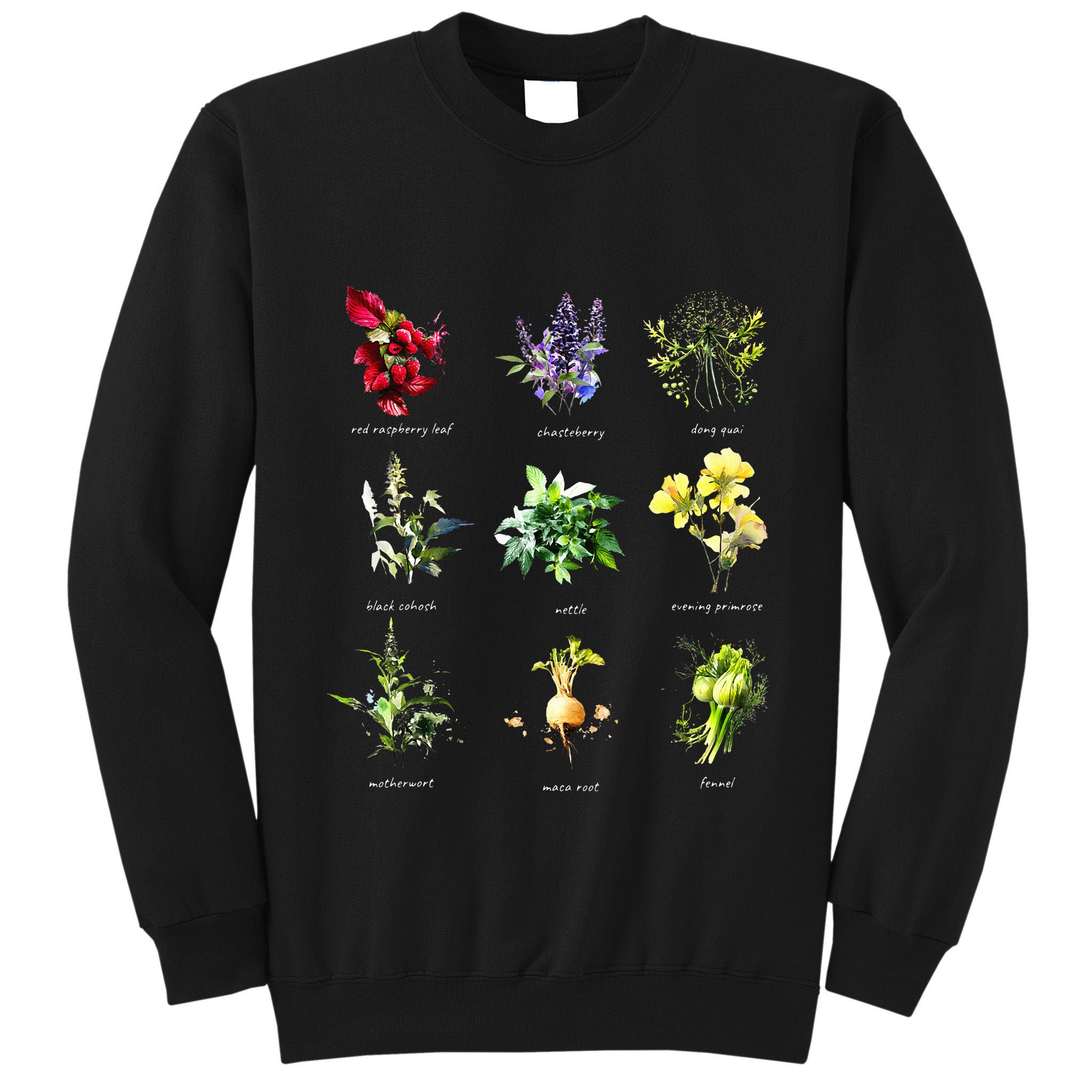 Reproductive Health Herbs Herbalist Plant Lover Tall Sweatshirt