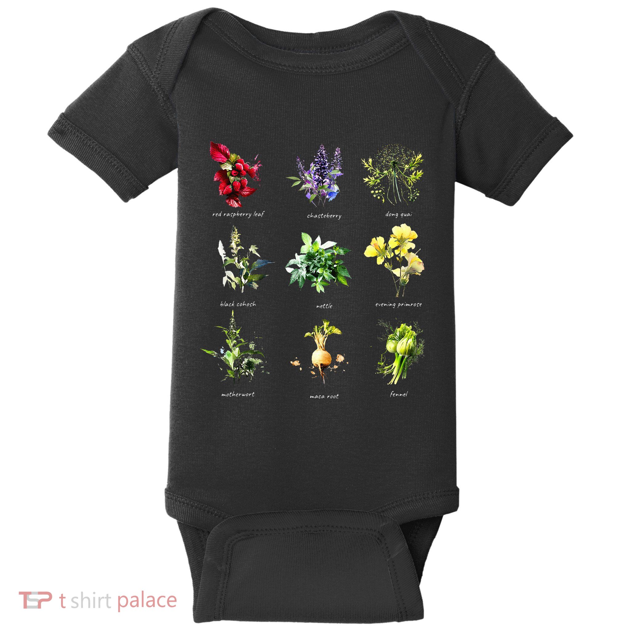 Reproductive Health Herbs Herbalist Plant Lover Baby Bodysuit