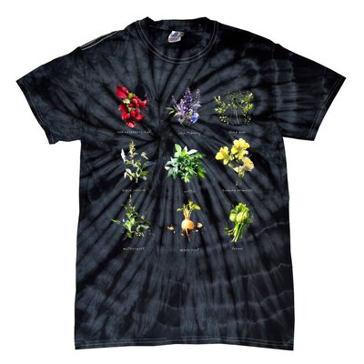 Reproductive Health Herbs Herbalist Plant Lover Tie-Dye T-Shirt