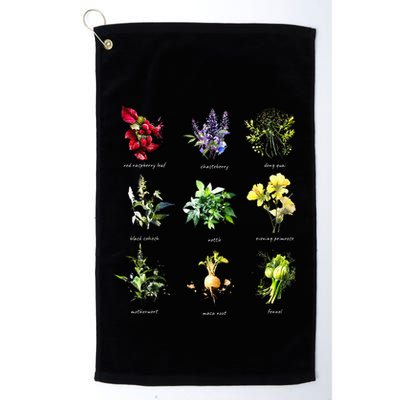 Reproductive Health Herbs Herbalist Plant Lover Golf Towel