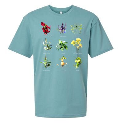 Reproductive Health Herbs Herbalist Plant Lover Sueded Cloud Jersey T-Shirt