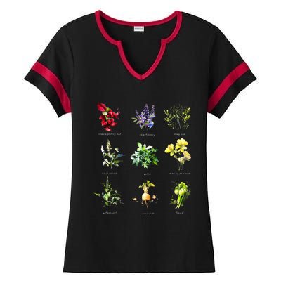 Reproductive Health Herbs Herbalist Ladies Halftime Notch Neck Tee