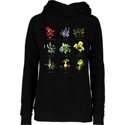 Reproductive Health Herbs Herbalist Womens Funnel Neck Pullover Hood