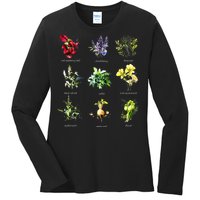 Reproductive Health Herbs Herbalist Ladies Long Sleeve Shirt